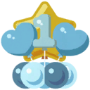 1周年記念バルーン(青)