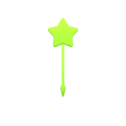 おかずピック(緑)