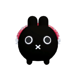 ライドウサギ黒(いちご)