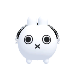 ライドウサギ白(ごま)